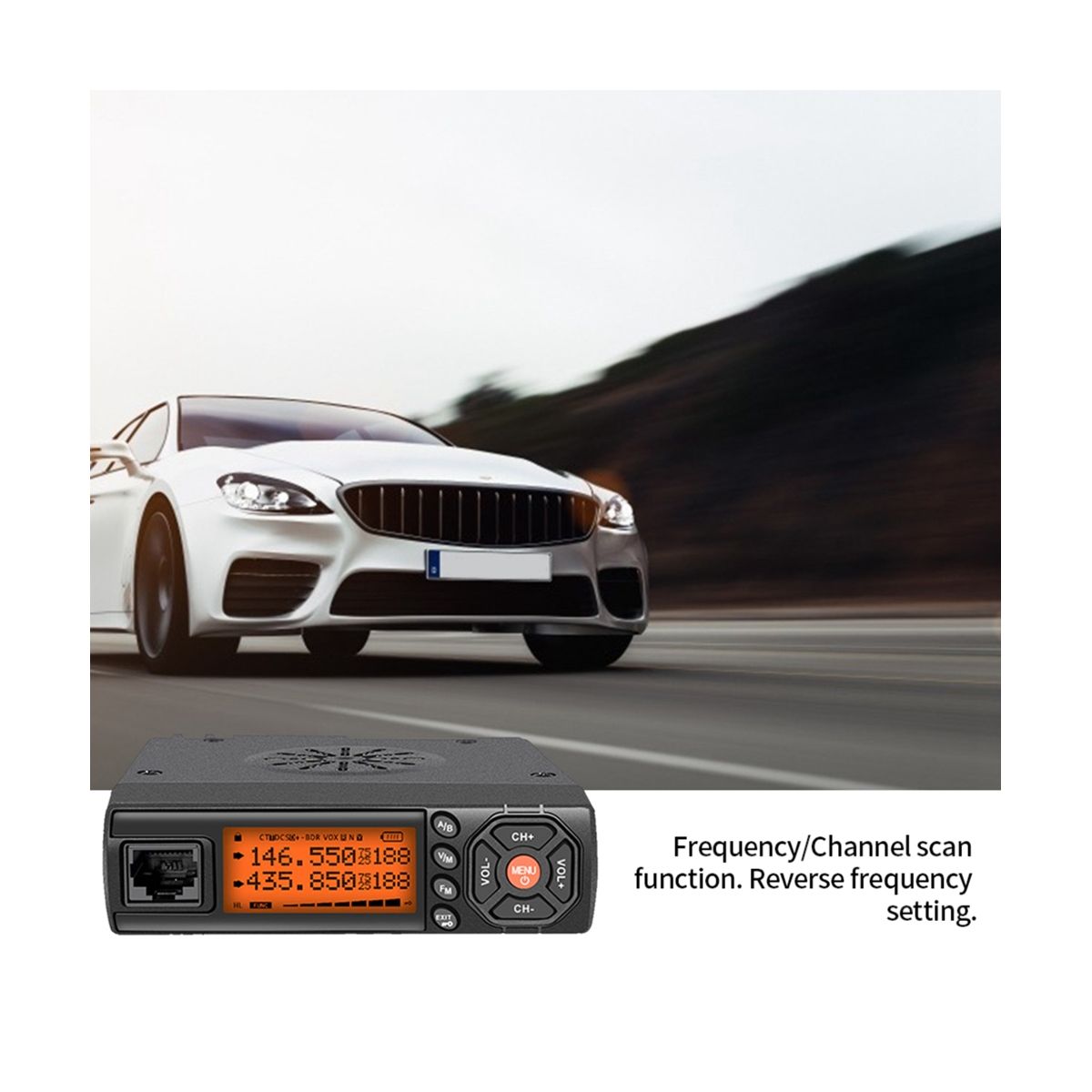 -218 Radio Mobile Automobile Radio VHF UHF Programmable 25W ... - 3