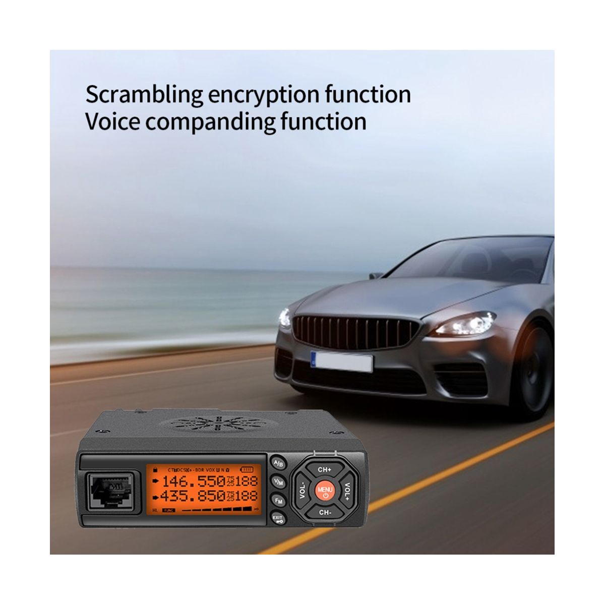 -218 Radio Mobile Automobile Radio VHF UHF Programmable 25W ... - 4