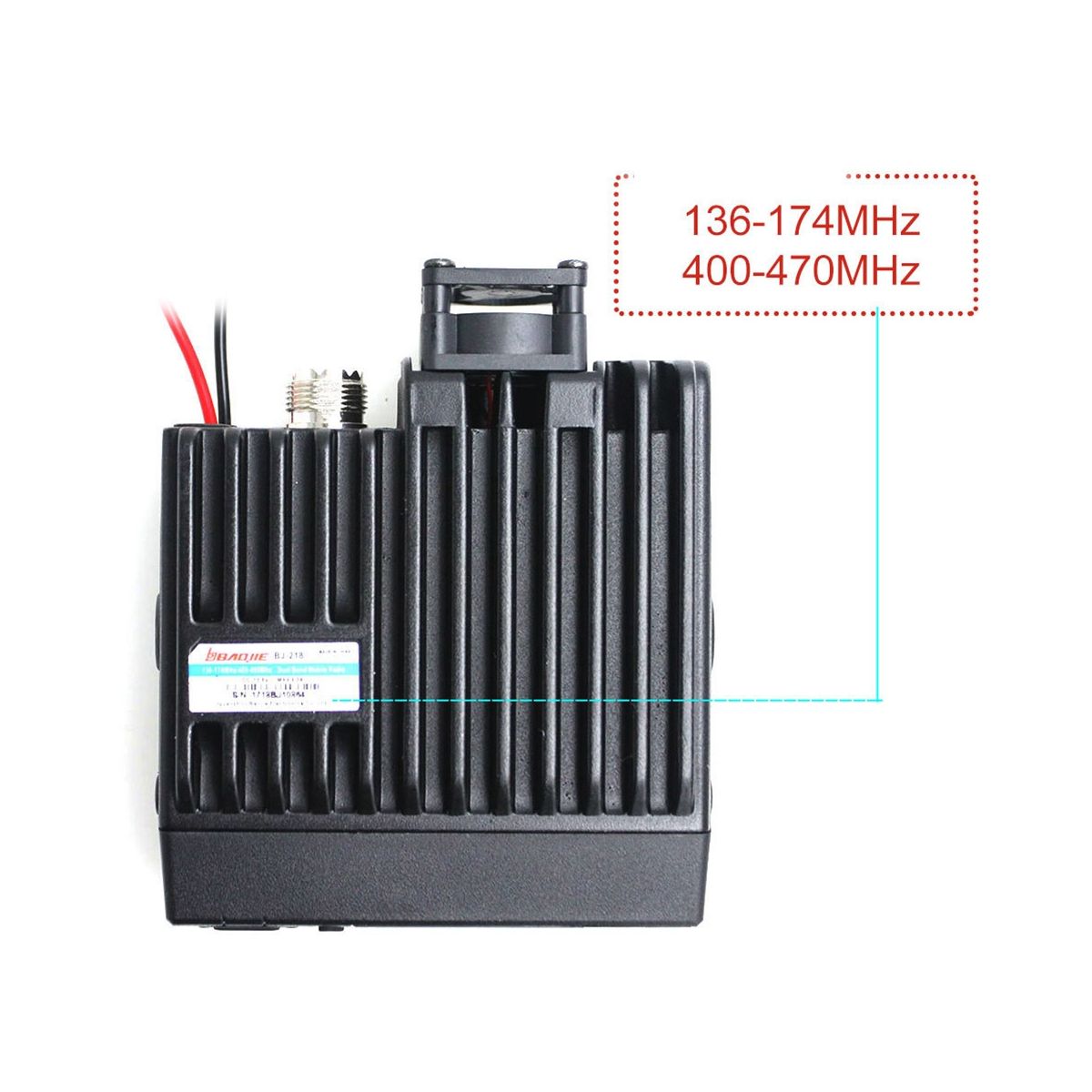 -218 Radio Mobile Automobile Radio VHF UHF Programmable 25W ... - 7