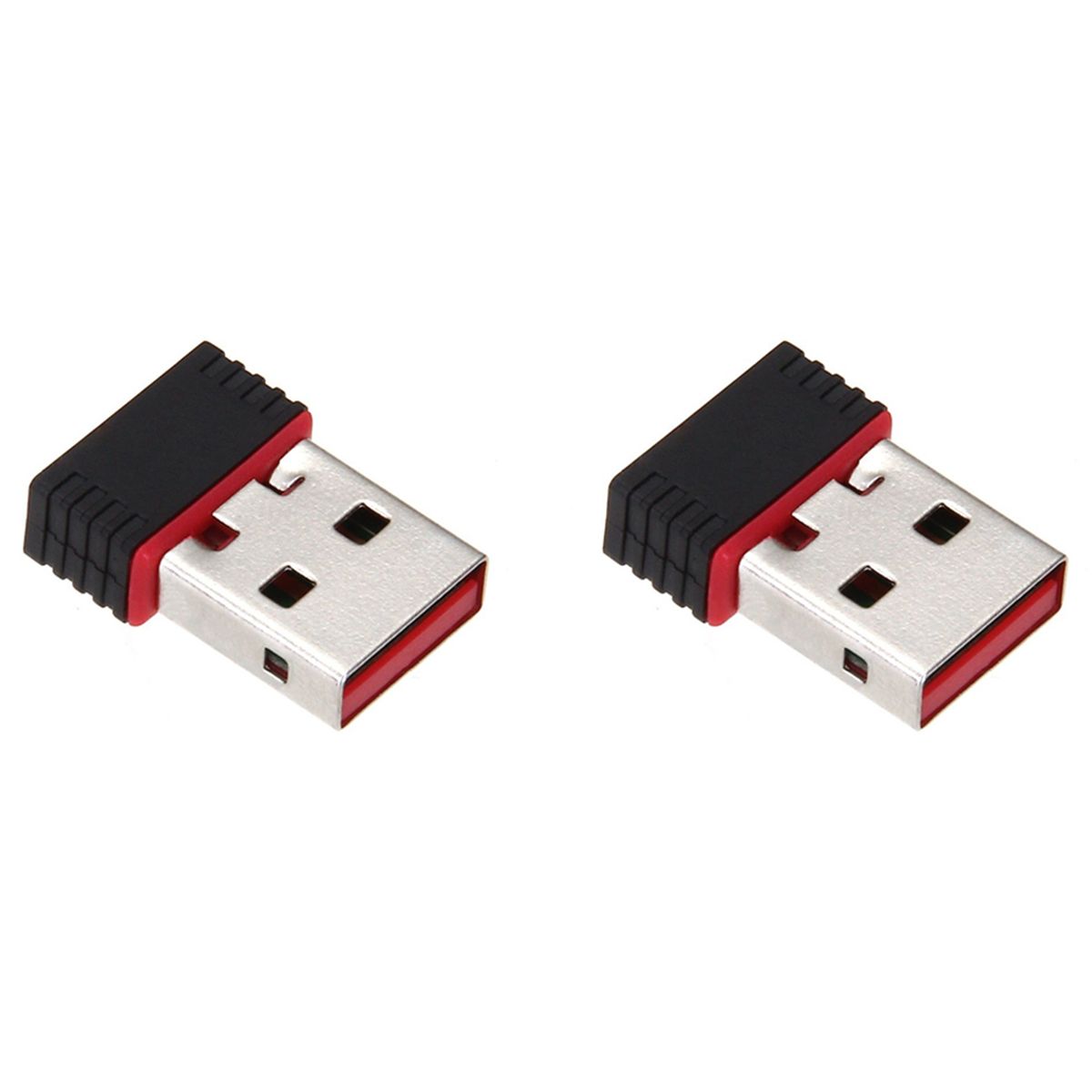 2X Mini Cle Usb Wifi Adaptateur Lan 802.11 B Carte Reseau Sans Fil 150Mbps