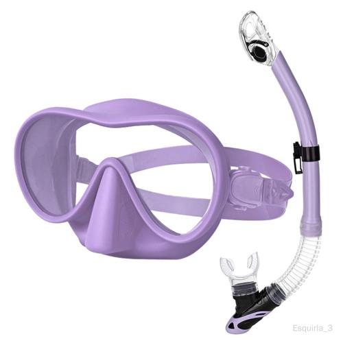 Ensemble de tuba masque de plongée lunettes de natation adulte