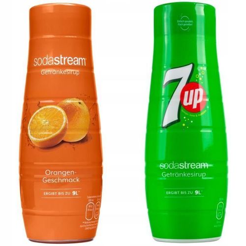 Sirops Pour Sodastream Orange Et 7up 440ml