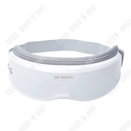 Masque De Massage Pour Les Yeux Tech Discount - Td® Smart - Vibration Et Compresse Chaude - Usb - Cuir Protéiné 