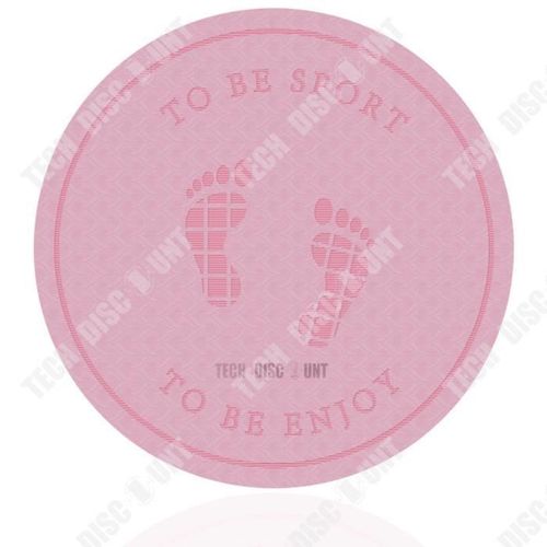 Td® Tapis De Saut À Corde Ronde Couverture Muette Insonorisée Absorbant Les Chocs Tapis De Corde À Sauter Intérieur Et Extérieur Épa