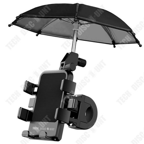 Td® Porte-Vélo Et Porte-Moto Dynamique Avec Petit Parapluie Plastique Anti-Chocs Et Anti-Pluie Conducteur Vélo Électrique Polyvalent