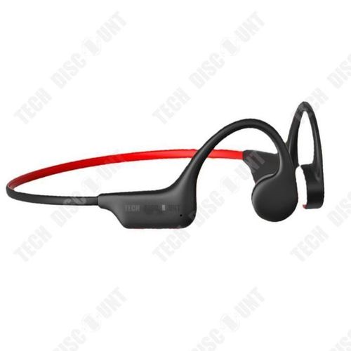TD® Casque Bluetooth Conduction osseuse Résistant à l'eau et à la sueur Fuites sonores insensibles Mémoire interne de 16G