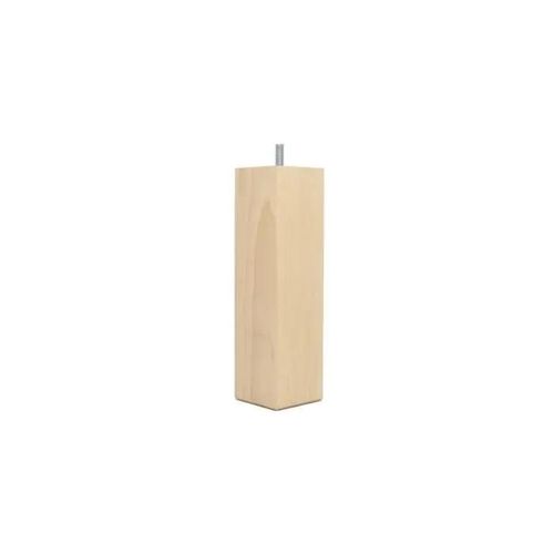 Lot De 4 Pied De Lit En Bois De Hêtre ¿ Hauteur 20 Cm ¿ Verni Clair ¿ Vis M8x20