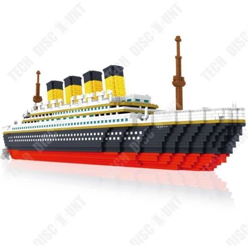 Td® Maquette Bateau Croisière Building Block Grand Titanic Set 3800 Mini Blocs Pcs Jouets Bricolage Puzzle 3d Jouet Éducatif Enfants