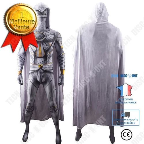 Déguisement Halloween Cosplay Moon Knight 2 - Tech Discount - Taille Xl - Tissu Spandex - Rayures