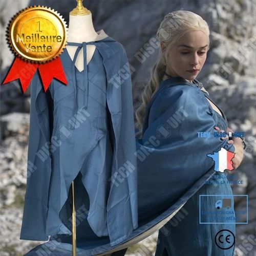 Costume Cosplay Dragon Mère Daenerys - Tech Discount - Taille L - Tissu Lycra - Rayures