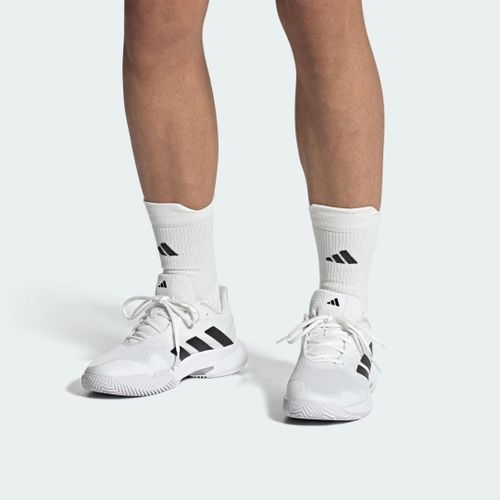 Chaussures De Tennis Courtjam Control Adidas Cloud White Core Black Matte Silver