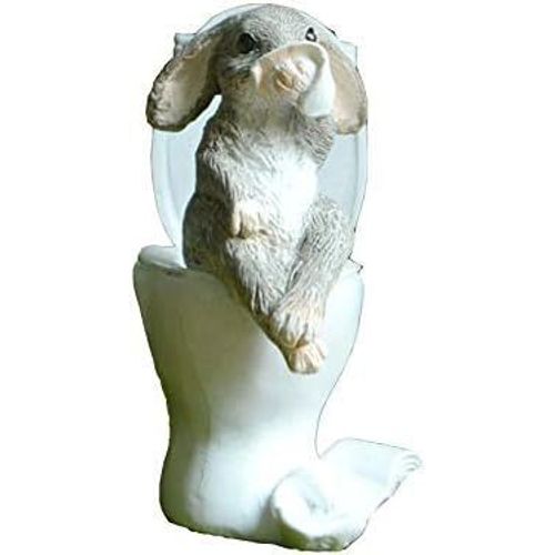 KALANKA-Figurines fées Miniatures pour Toilettes- Chat drôle de Toilette
