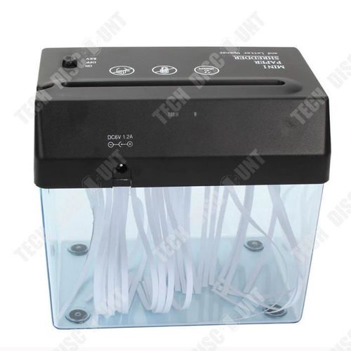 Td® Déchiqueteuse Électrique 170*125*155mm Commande Par Un Seul Bouton Compact Et Pratique Déchiqueteuse Easy Shredder
