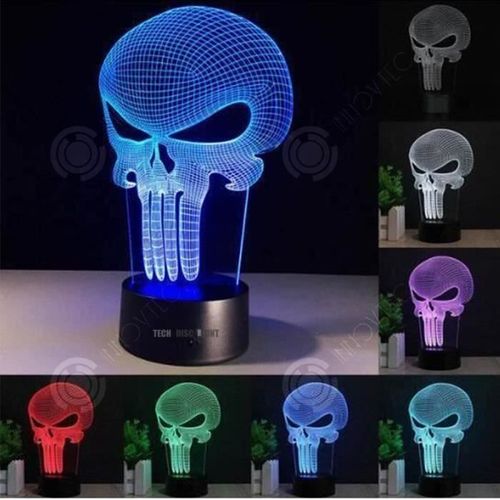 Inn® Ordinateur De Bureau 3d Light Contrôle Tactile Sept Couleurs Forme Créative Télécommande Illusion Light