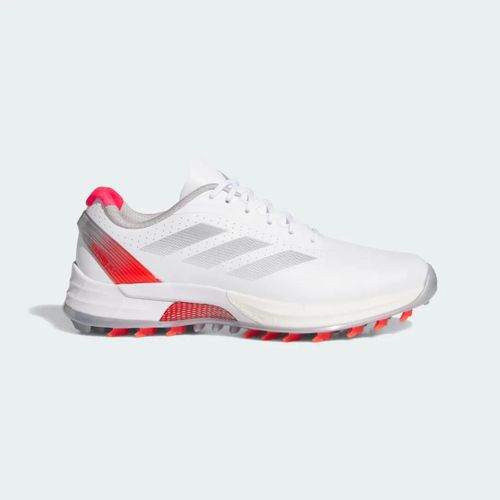 Chaussures De Golf Sans Crampons Adizero Zg Adidas Cloud White Silver Metallic Lucid Red