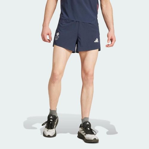 Short De Running Fendu Équipe De Grande-Bretagne Adizero 7,62 Cm Adidas - Legend Ink - Xs