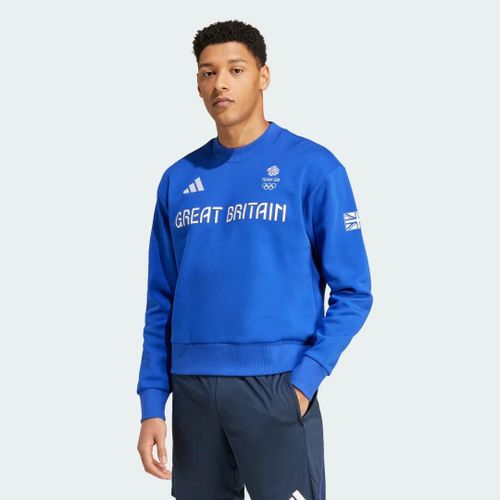 Sweat-Shirt Équipe De Grande-Bretagne Adidas - Semi Lucid Blue - L