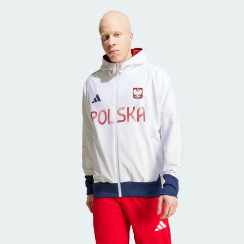 Veste De Survêtement Zippée Z.N.E. Podium Pologne Adidas - White - 2xl