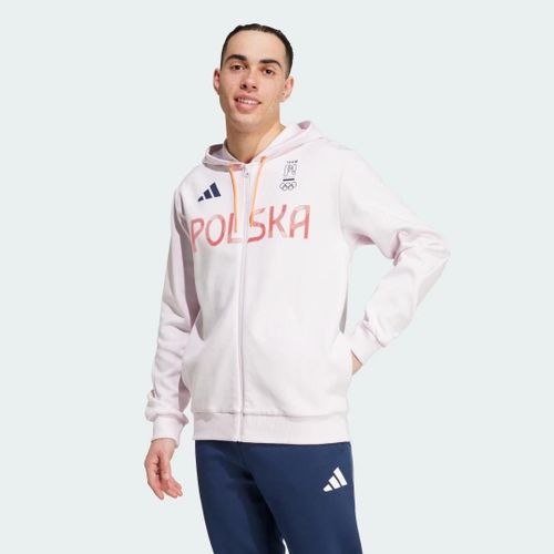 Veste De Survêtement Entièrement Zippée Pologne Adidas - Almost Pink - Xs
