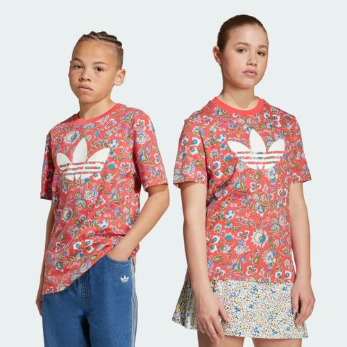 T-Shirt Adidas Originals X Liberty London Enfants Adidas - Semi Lucid Red / Multicolor - 13-14a