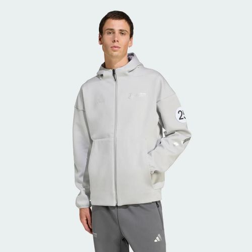 Veste À Capuche Mercedes - Amg Petronas Formula One Team Silver Arrows Full-Zip Adidas - Grey Two - Xs