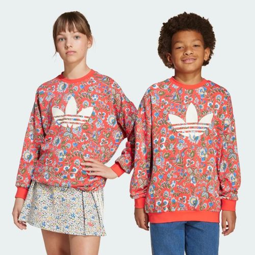 Sweat-Shirt Ras-Du-Cou Adidas Originals X Liberty London Enfants Adidas - Semi Lucid Red / Multicolor - 15-16a