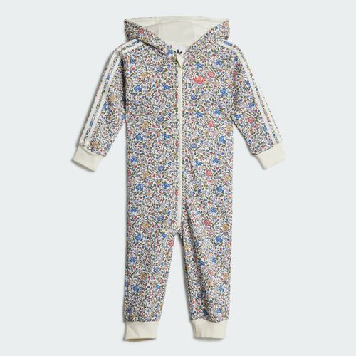 Grenouillère Adidas Originals X Liberty London Enfants Adidas - Off White / Semi Lucid Red - 0-3m
