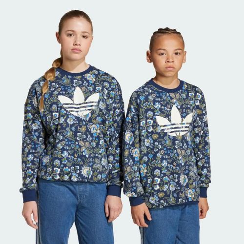 Sweat-Shirt Ras-Du-Cou Adidas Originals X Liberty London Enfants Adidas - Night Indigo / Multicolor - 15-16a