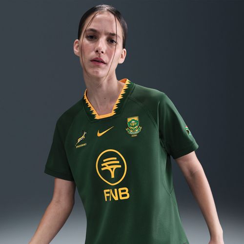 Maillot De Rugby Replica Nike Springboks 2025/26 Stadium Domicile Pour Femme - Vert