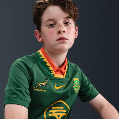 Maillot De Rugby Replica Nike Springboks 2025/26 Stadium Domicile Pour Ado - Vert