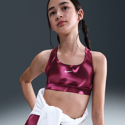Brassière De Sport Nike Pro Swoosh Pour Ado (Fille) - Pourpre