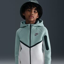 Sweat À Capuche Et Zip Nike Sportswear Tech Fleece Pour Ado - Gris