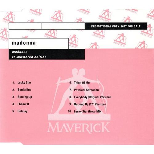 Madonna Re-Mastered Edition (Premier Album / 1st Album)