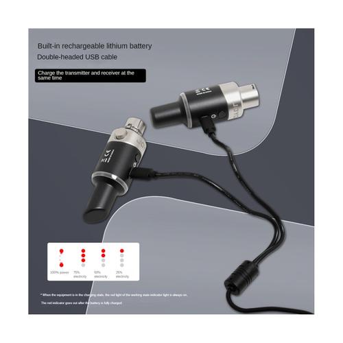 Mw-1 Système De Microphone Sans Fil 5,8 Ghz Xlr 4 Canaux Microphone Dynamique Émetteur Et Récepteur Sans Fil Pour Table De Mixage Audio