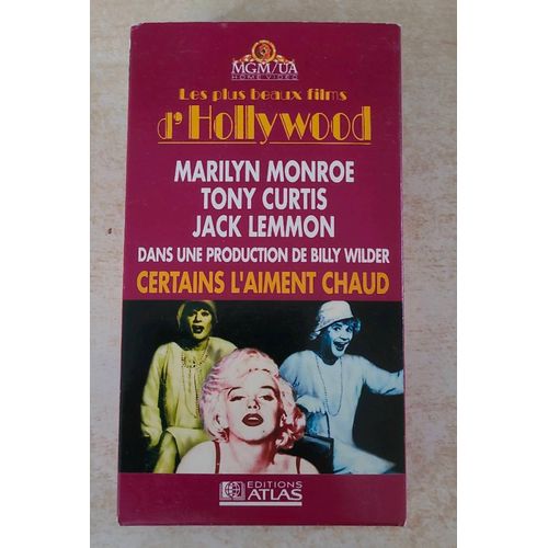 Certains L'aiment Chaud Vhs