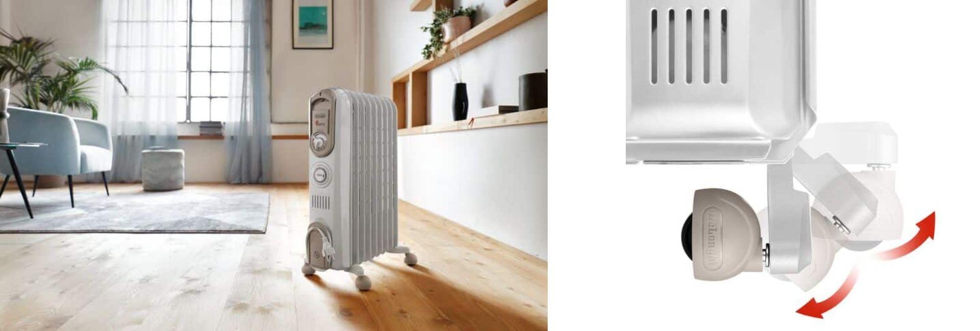 Radiateur bain d'huile De'Longhi Vento V550918T.WB image 1 | Rakuten