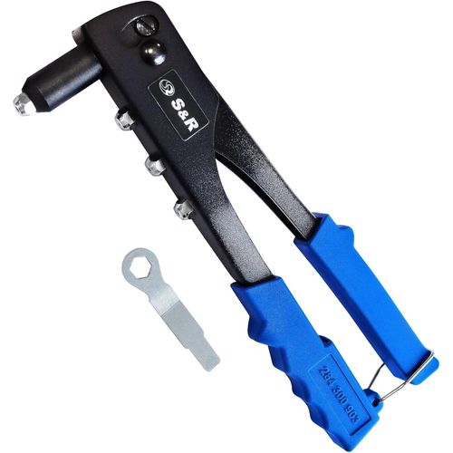 Pince à riveter (2,4-5,0mm) pour rivets aveugles aluminium et acier,en acier durable et robuste