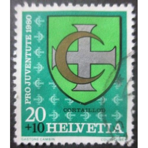 Suisse N°1117 Armoirie Oblitéré