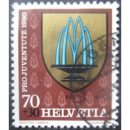 Suisse N°1119 Armoirie Oblitéré