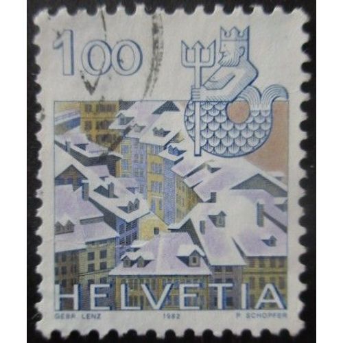 Suisse N°1156 Verseau Oblitéré