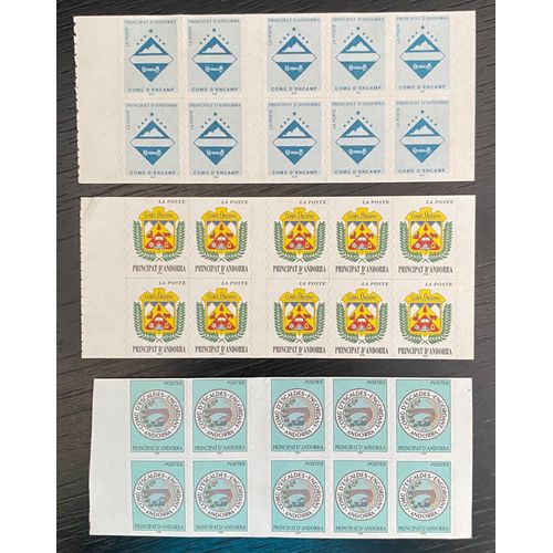 Lot De 3 Carnets Neufs* Andorre Français 1997 / 1998 /2003