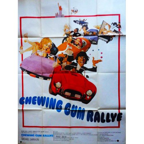 Chewing Gum Rallye - De Chuck Bail - Affiche Originale Cinéma - 120 X 160 - 1976 -