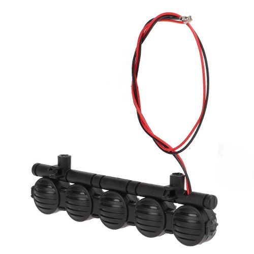 RC Barre Lumineuse Noir Stable Fiable Décoratif Attrayant Compact Remplaçable LED Accessoires pour MN98