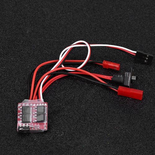 Contrôleur de vitesse électronique brossé ESC 20A avec frein pour voiture RC/bateau