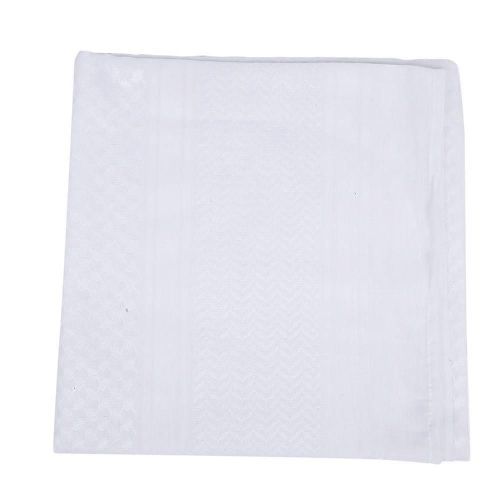 Polyester Musulman Foulard Bandeau Costume Casque Pour Arabie Saoudite Dubaï Émirats Arabes Unis Travelingcarré Blanc