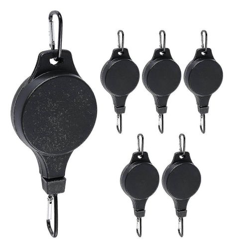 6 Pack Plant Pulley Cintre Rétractable Facile Reach Plant Pulley Roue de hauteur réglable pour la suspension