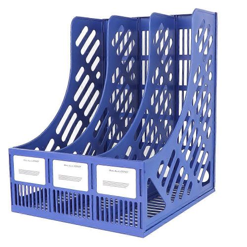 Porte-Documents Plateau À Documents 3-Grille Stockage De Bureau Organisateur De Fichiers Fournitures De Bureau