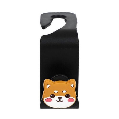 Siège Arrière De Voiture Appuie-Tête Crochet Cintre Organisateur De Rangement Motif Mignon Pour Manteaux Parapluies Sacs D'épicerie Sac À Main Tablette Chien