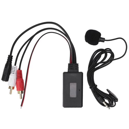 Voiture Bluetooth5.0 Aux Module Mains Libres Microphone Abs Anti-Vieillissement Usure Pour Pioneer 2rca