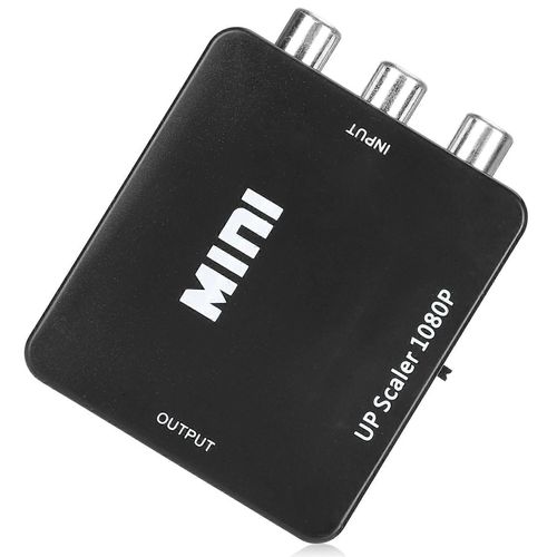 Adaptateur de convertisseur haute définition AV vers HDMI pour équipement RCA vers HDMI